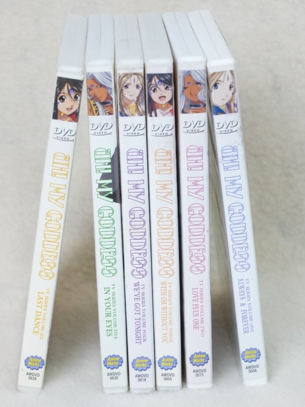 Lot of 6 Ah! My Goddess DVD Anime Volume 1-6 TV Series Episodes 1-26 All discs